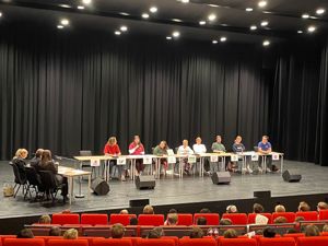 Frå paneldebatten ved Eid vgs